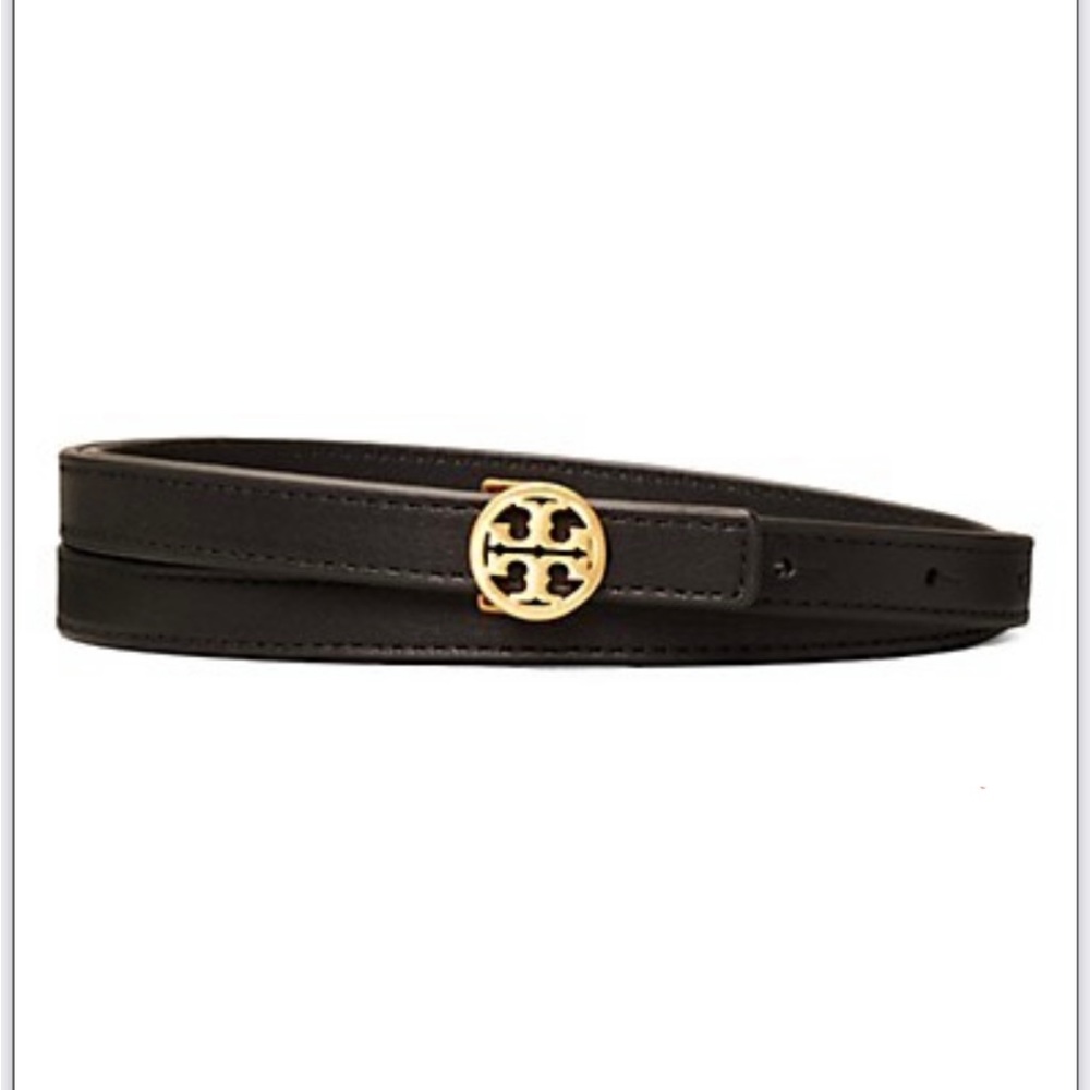 Tory Burch Skinny Logo Belt